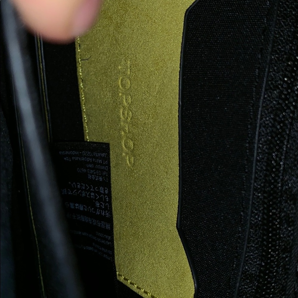 Topshop Yellow Python Print Purse - Picture 5 of 5